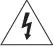 Warning-risk of electrical shock Icon