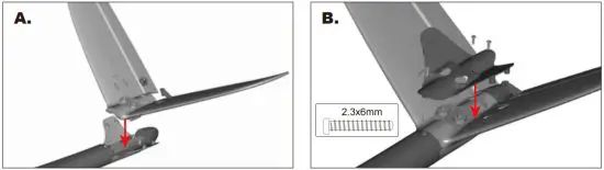 DURAFLY 9499000125 0 Excalibur 1600mm V Tail Glider - figure 6