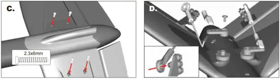 DURAFLY 9499000125 0 Excalibur 1600mm V Tail Glider - figure 7