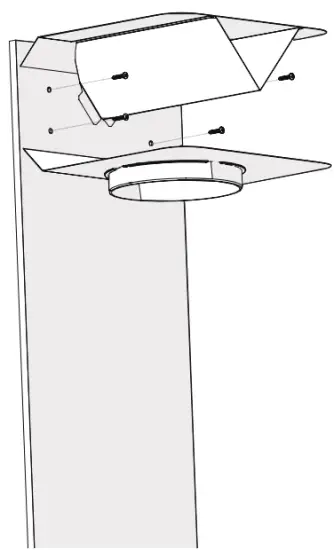 Attach the plastic Chimney adapter