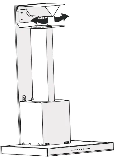 Assemble the air baffle