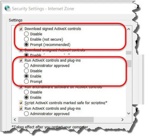 Security Settings