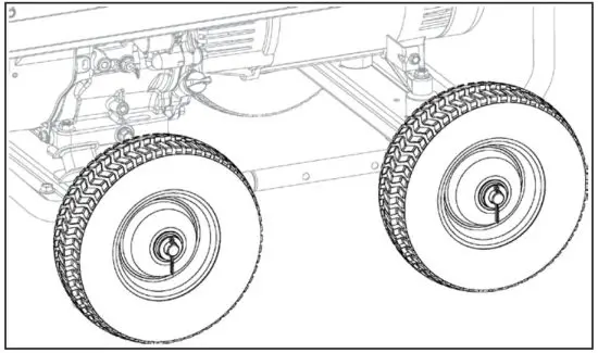 KOHLER Gen 5.0 Portable Generator - Wheel Kito