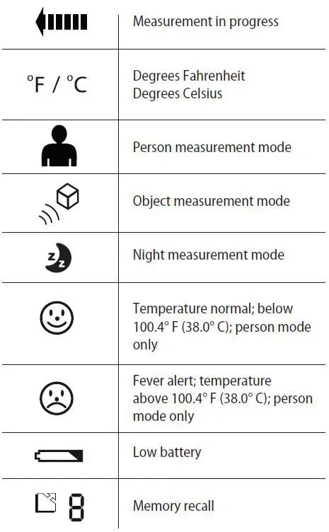 VERIDIAN 09-348 Touch Free Infrared Thermometer fig2
