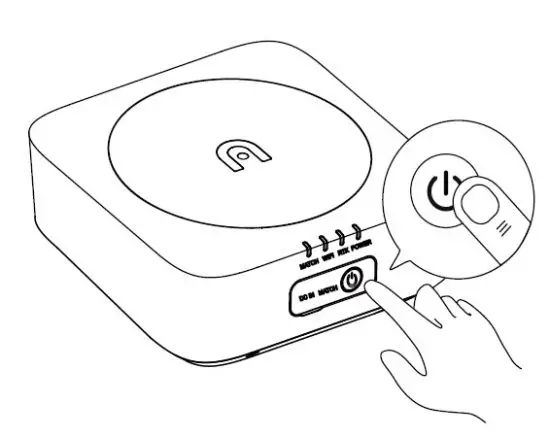 AUTEL AR82060038 Dragon Fish Mobile Station - Turn on