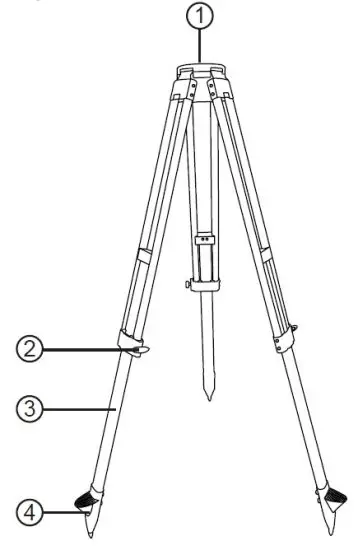 AUTEL AR82060038 Dragon Fish Mobile Station - tripod