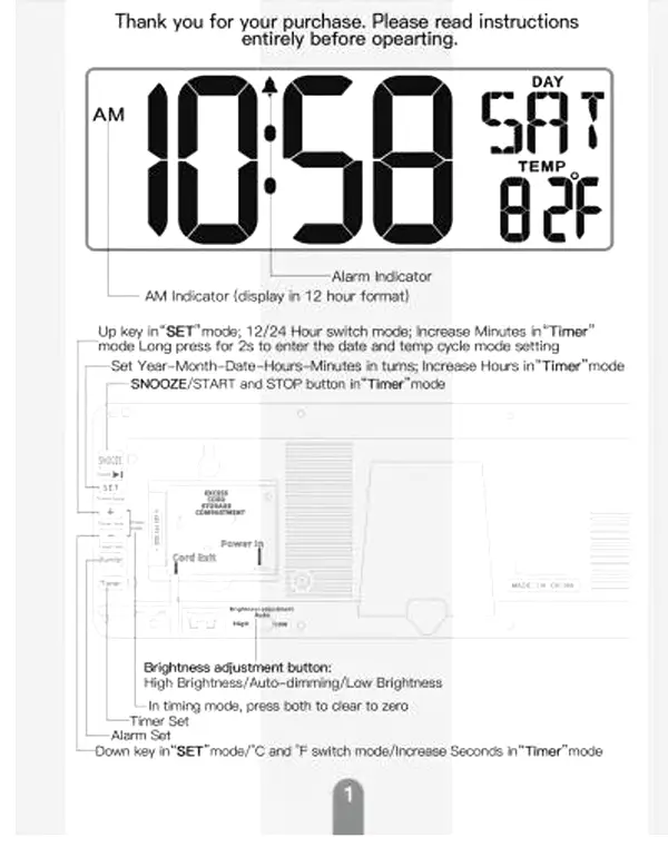 Electronic Alarm Clock