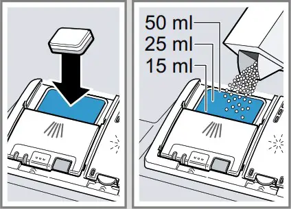 BOSCH SBV6ZCX49E 60cm Total Integrated Dishwasher - Adding detergent 1