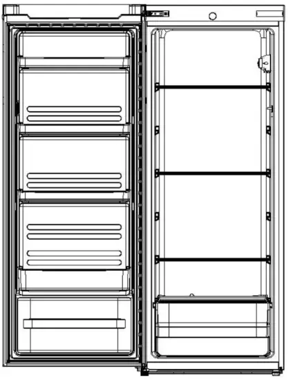 Midea JHSD237 Refrigerator - 9