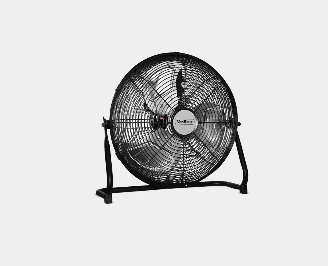 Vonhaus 2500397 18 Inch Matta Black Floor Fan User Manual