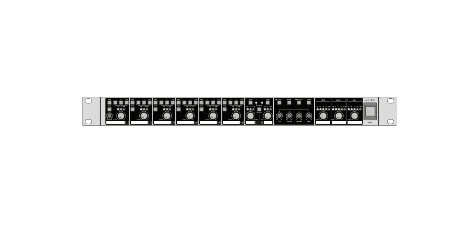 Behringer Zmx8210 Ultrazone Rackmount Zone Mixer User Guide