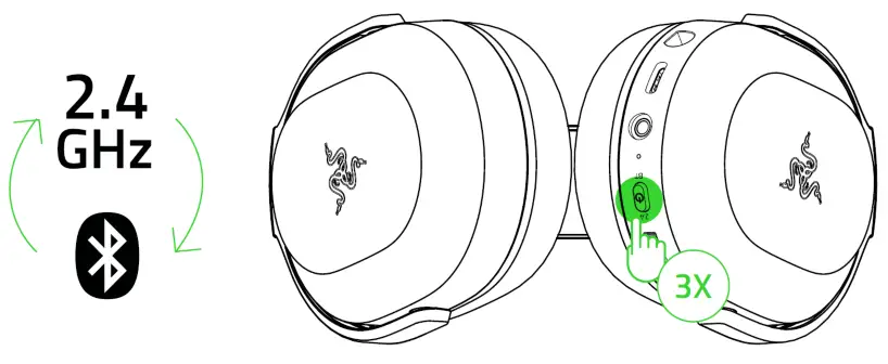 RAZER RZ04-04430100-R3M1 Barracuda X 2022 Wireless Stereo Gaming Headset - fig 21