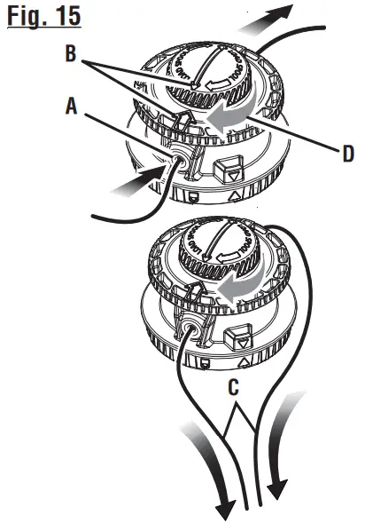 RYOBI RY402011 40 VOLT BRUSHLESS GRASS TRIMMER - Fig. 15