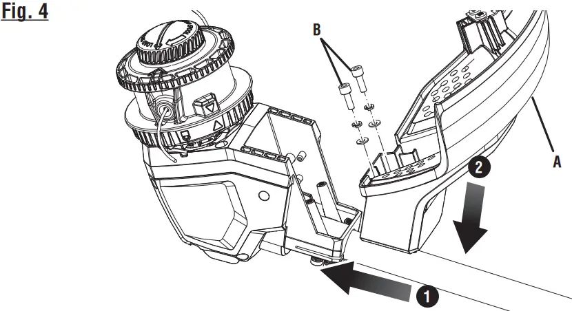 RYOBI RY402011 40 VOLT BRUSHLESS GRASS TRIMMER - Fig. 4