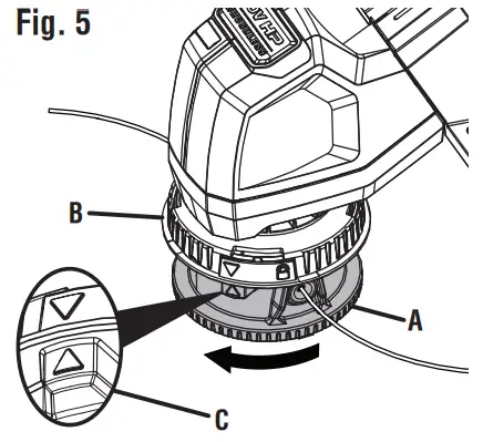 RYOBI RY402011 40 VOLT BRUSHLESS GRASS TRIMMER - Fig. 5