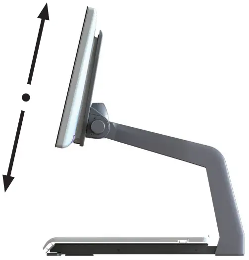 Adjust the height of the screen