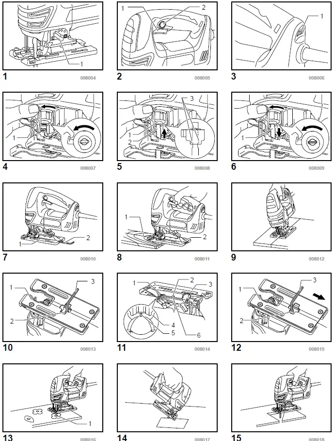makita 4350T Top Handle Jig Saw 1