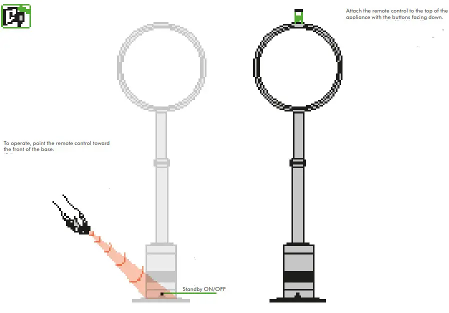 dyson Pedestal Fan - operate