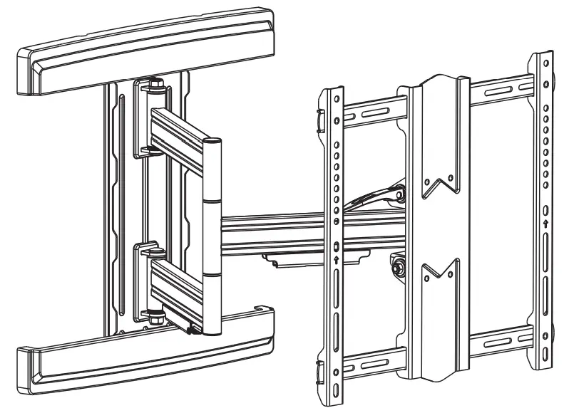 iiglo Full-Motion TV Wall Mount -