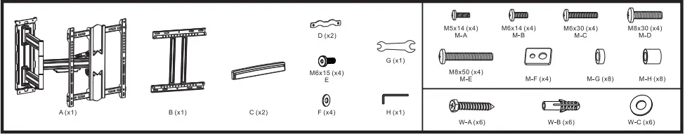 iiglo Full-Motion TV Wall Mount - 4