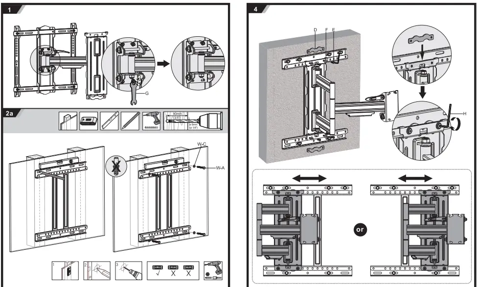 iiglo Full-Motion TV Wall Mount - 5
