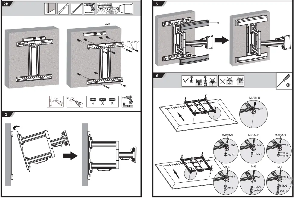 iiglo Full-Motion TV Wall Mount - 6