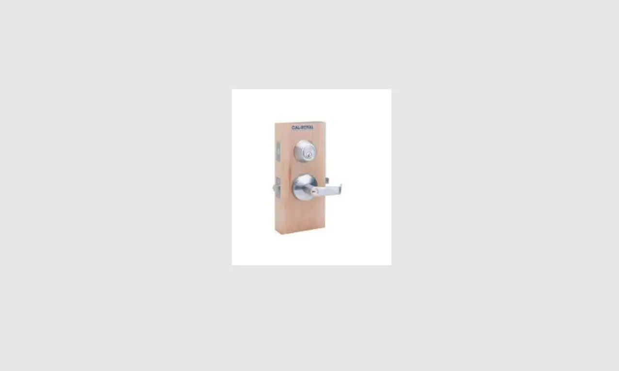 Cal-royal Cil Series Interconnected Locks Instruction Manual