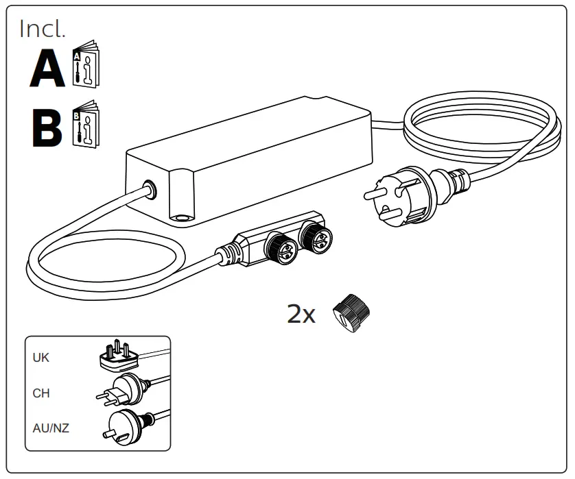 PHILIPS PSU 100W hue Personal Wireless Lighting - Fig1