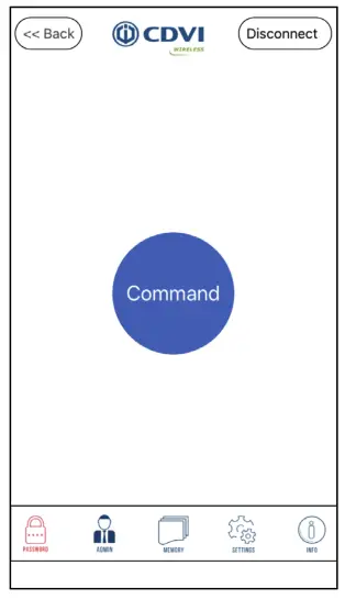 CDVI SEL2641R433 RC Bluetooth Controlled Radio Receiver - Command