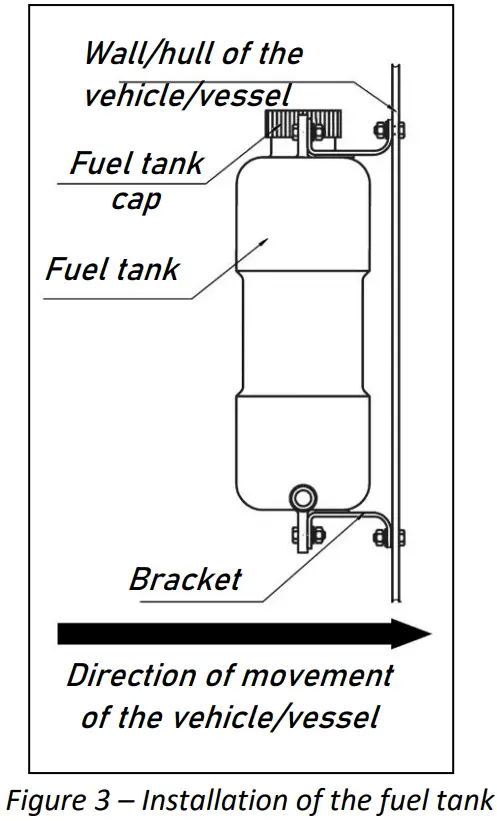 autoterm Diesel Heater Marine Fuel Kit - Fuel tank