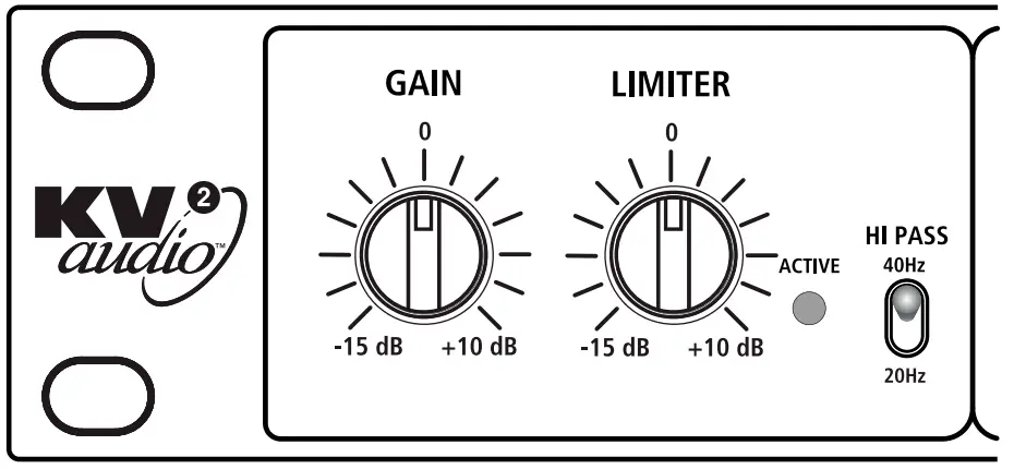 KV2 audio SAC2 2 Channel Super Analog Controller - Switch 6