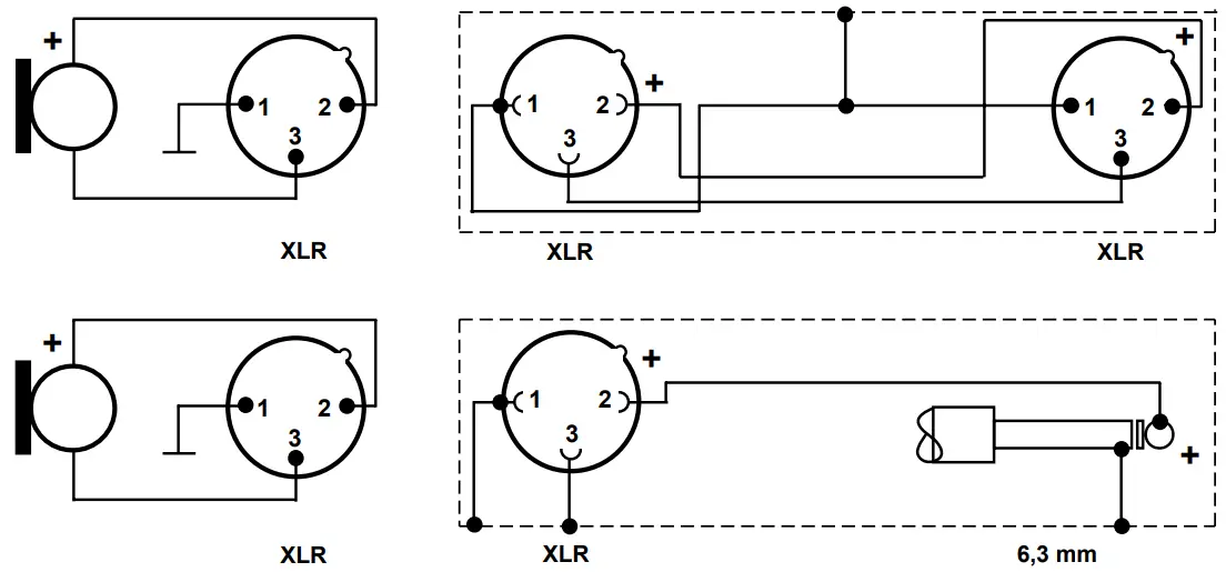 SENNHEISER MD 421 II Microphone - Connecting the microphone