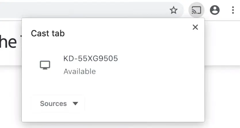 Cast by Google Chrom