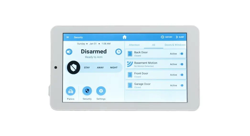 Alula Re667 Slimline Touchpad Instruction Manual