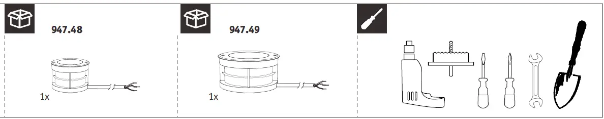 Paulmann 947.48 LED Recessed Floor Luminaire-2