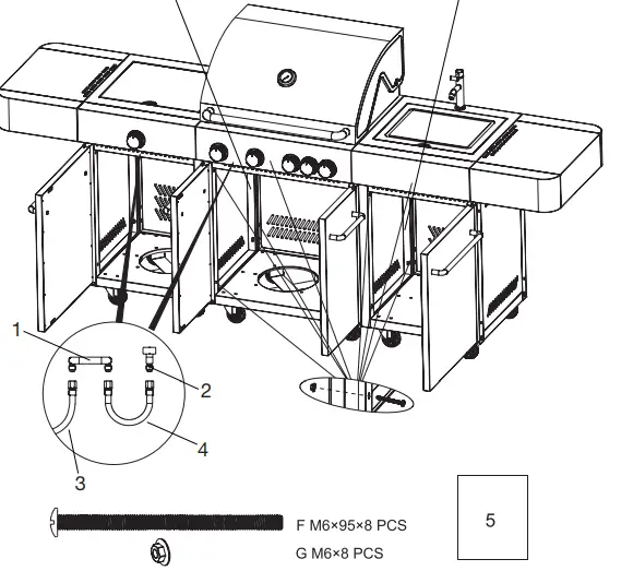 G21 Grill Arizona BBQ - Assembly 8