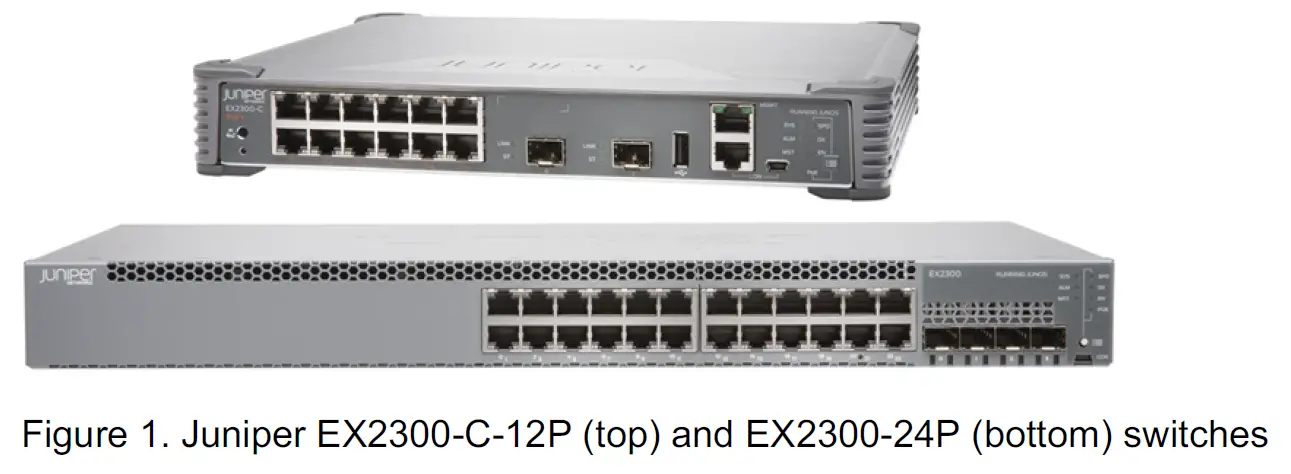 Lenovo Juniper EX2300 Switches with Power Over Ethernet 1