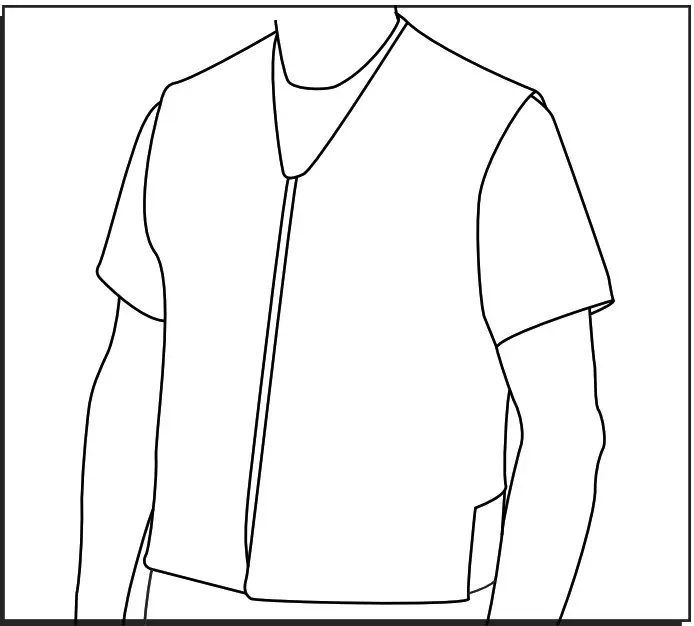 ULINE S-17096 Evaporative Cooling Vest
