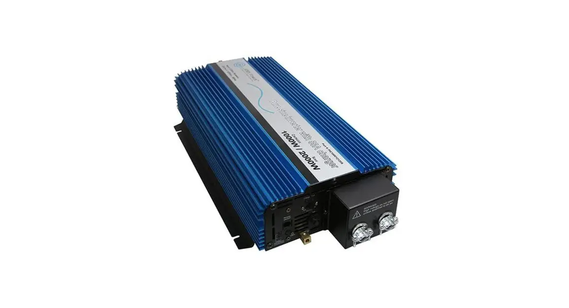 Aims Pic100012120s Dc To Ac Pure Sine Power Inverter Instruction Manual