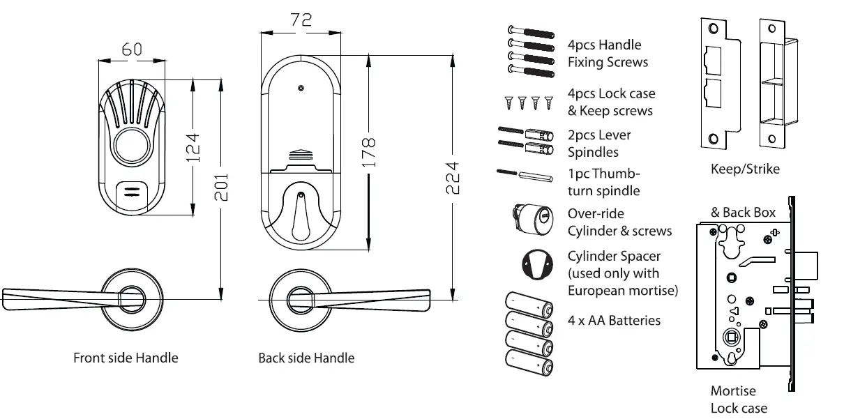 LEVEL RF-1620 Electronic Lock-1