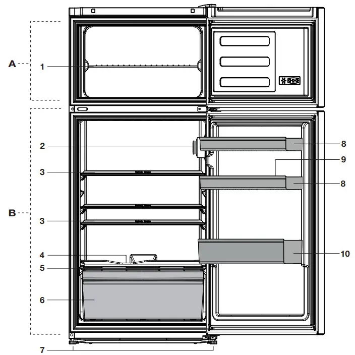 beko RDSA180K30WN Refrigerator - Your refrigerator
