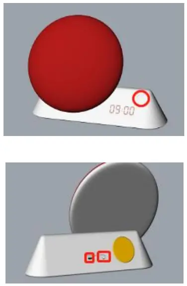 EARUELETRIC BL-HXD02 Smart Wake Up Light Alarm Clock -