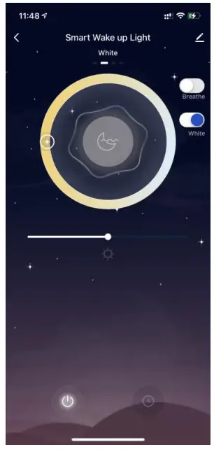 EARUELETRIC BL-HXD02 Smart Wake Up Light Alarm Clock - Play Interface