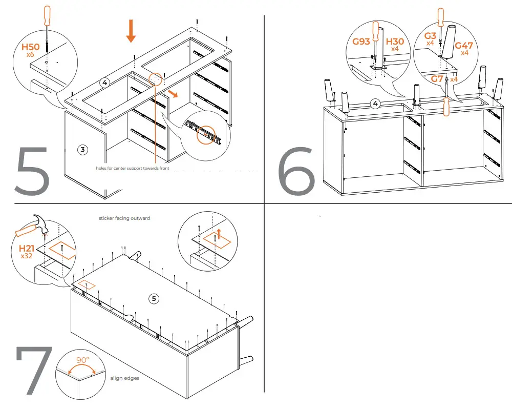 ASHLEY 10506446 Six Drawer Dresser - 10