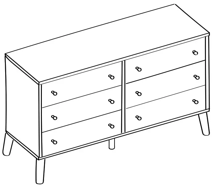 ASHLEY 10506446 Six Drawer Dresser