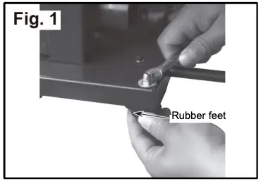 Rubber feet assembly - Figure 1