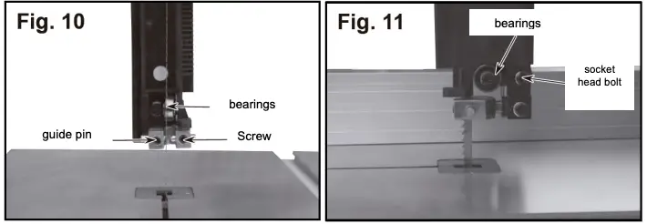 Upper Blade Guides - Figure 10-11