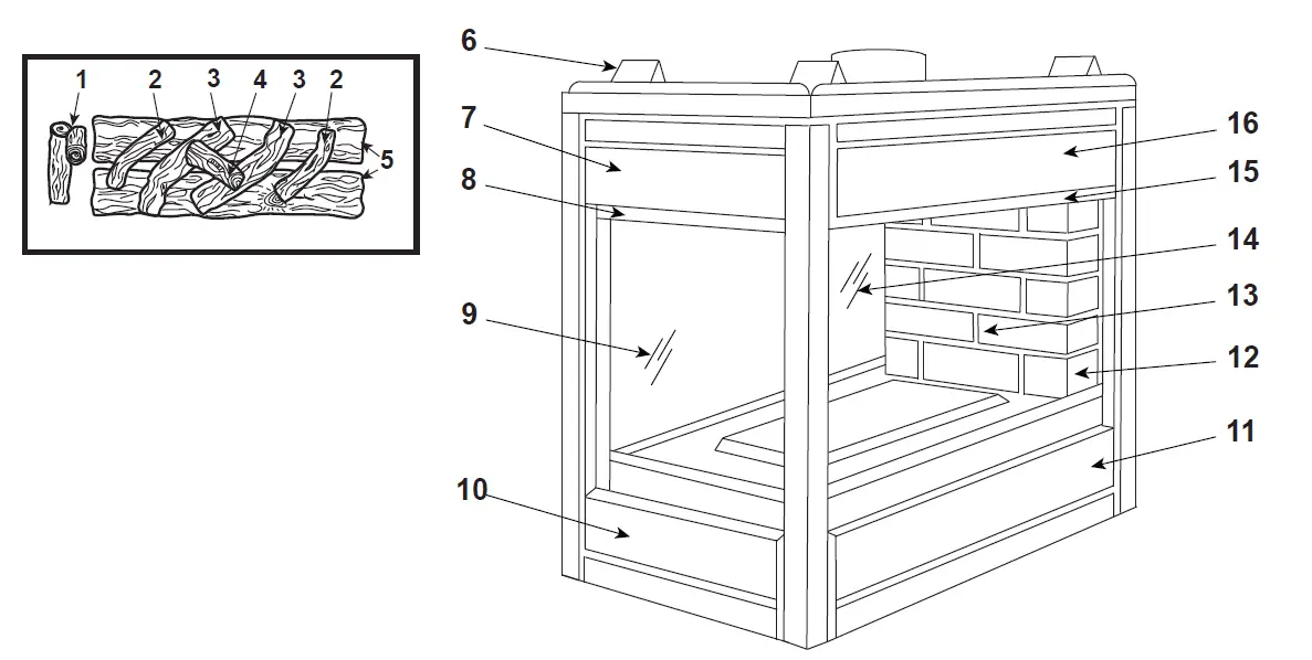 heatilator-GC300FL-Peninsula-DV-Gas-Fireplace-Owner's-Manual-FIG-1