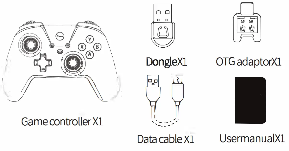 T PARTS TP170 Wireless Game Controller - fig 2