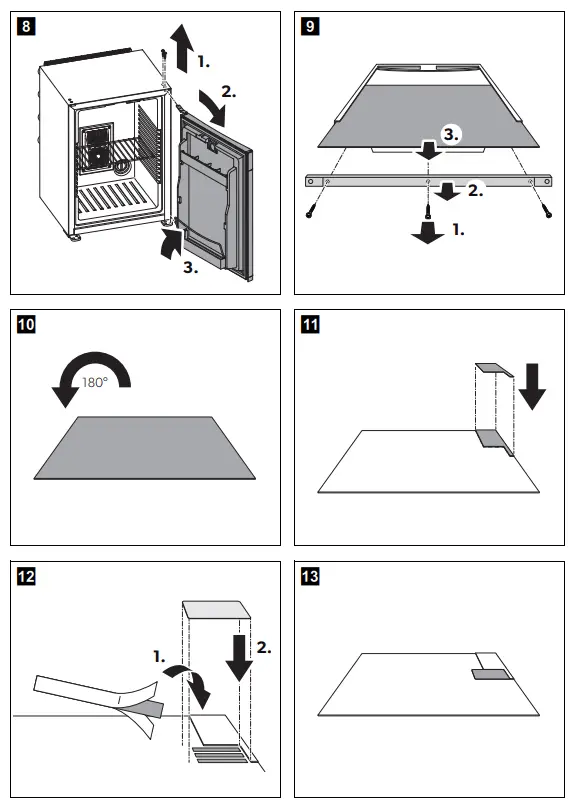 DOMETIC CL 440LDC Right Hinged no Lock Minibar - fig 4